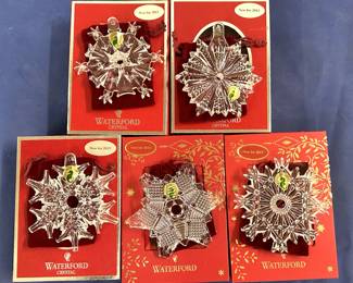 Waterford Snowcrystal Pierced Ornaments