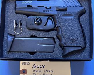 SCCY Model CPX2 .9mm Pistol
