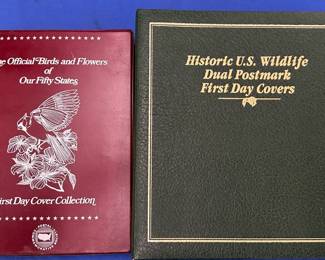 First Day Covers Birds & Flowers of Our Fifty States & Historic U.S. Wildlife