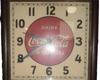 1930's Coca Cola Wall Clock