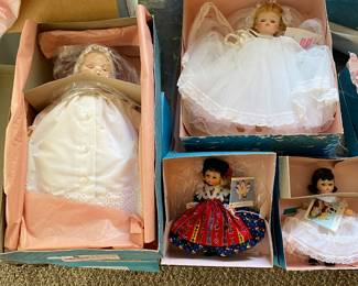 Madam Alexander dolls, 3 sizes, including FIRST LADY DOLLS