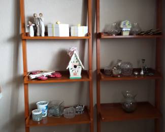 Wooden Ladder Shelves & Decor