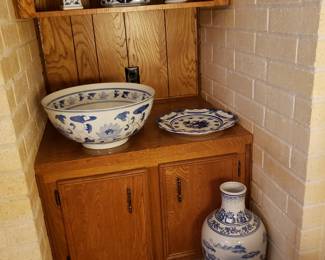 Blue & White China Items