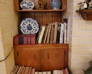 Books & Blue & White China Items