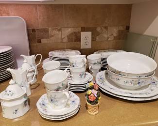 China Set , Christopher Stuart, Blue Rhapsody Pattern