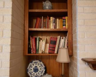 Books & Blue & White China