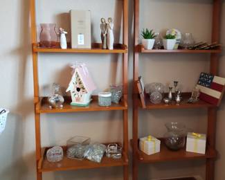 Wooden Ladder Shelves and Decor