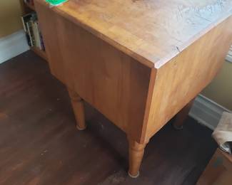 Solid butcher block table Antique
$400