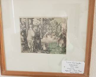 Lucas Van Leyden
Engraving
$600