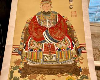 Companion painting of man also available