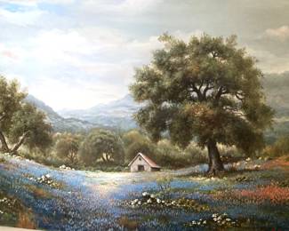 Bluebonnets in the Texas Hill Country by Tibor Tasnadi