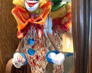 Art glass clown