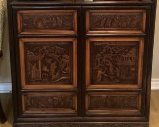 Carved cabinet