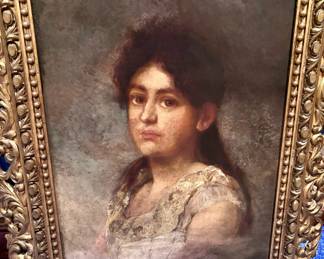 14" x 17" painting - not certain of artist