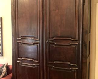 Exceptionally fine and very large antique armoire