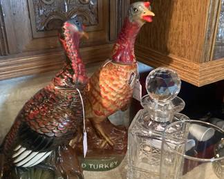 Wild Turkey decanters