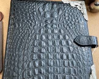 Handsome embossed legal pad binder