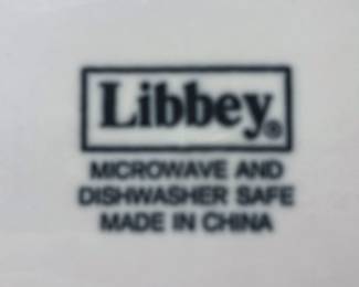 Libbey microwave and dishwasher safe plates