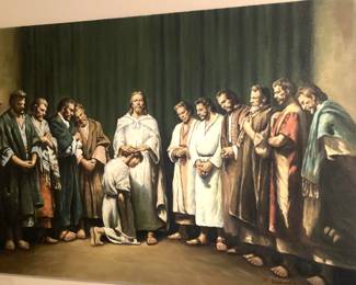 More art  .  .  .  Jesus and His disciples