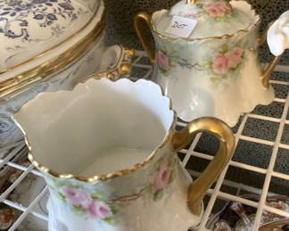 Lovely Bavarian creamer and sugar
