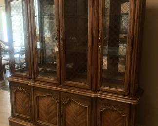 Large china cabinet