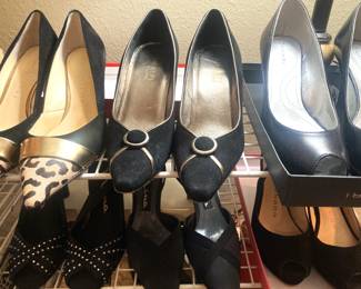 Some of the many shoes