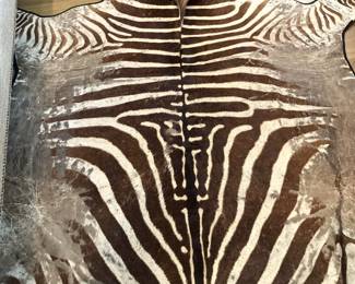 Zebra rug