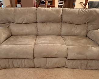 Nice Beige Reclining Couch from Rothman Furniture