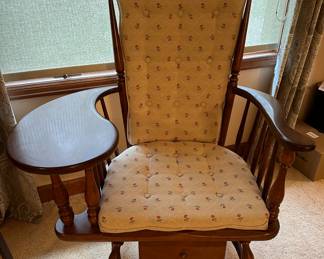 Vintage Telephone/ Writing Chair with Drawer