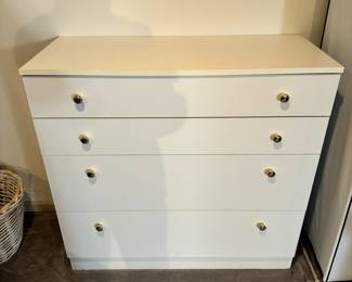 White 4 Drawer Dresser