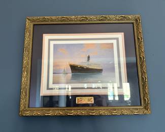 Nice Stephen Card "S.S. Seabreeze" Signed & Numbered Print