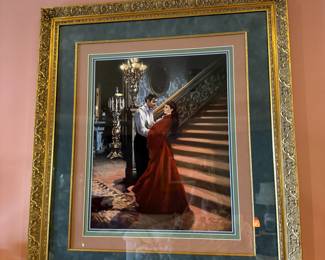 "I Loved You Scarlett" Framed, Signed, Numbered William Maughan Limited Edition Print