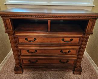 3 Drawer Dresser- Entertainment Center for Your TV and Cable or Games