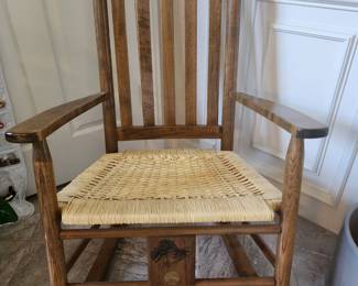 Ducks Unlimited Rocking Chair - Stamped on Front