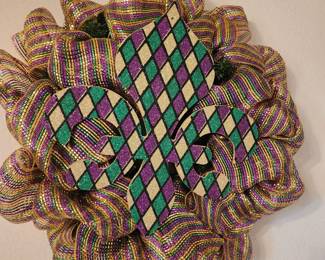 Madri Gras Wreath