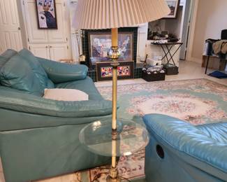 Brass Floor Table Lamp