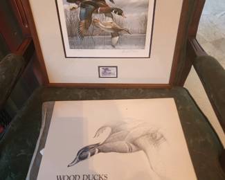Wood Ducks - 1984 Texas Duck Stamp Print