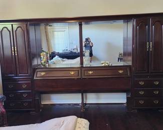 King Size Mahogany Headboard