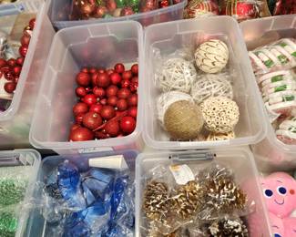 Yes we are just beginning- Tubs of Supplies and Decor