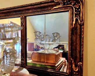 Art Nouveau Period Piano Console Mirror $149 or bid #28