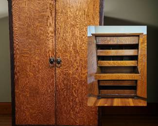 Antique Oak Chifferobe $295 or bid #19