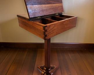 Vintage Oak Sewing Stand $95 or bid #9