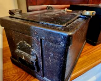 Antique Strong Box bid #14