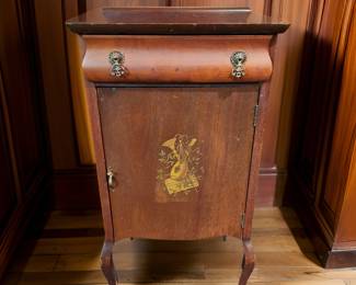 Vintage Mahogany Music Cabinet $65 or bid #33