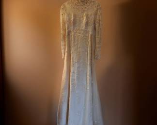 Vintage Wedding Gown $65 or bid #4