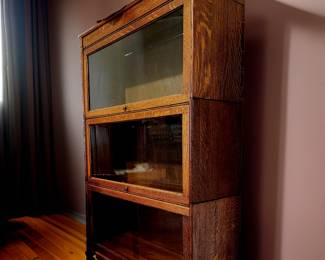 Antique Barrister Bookcase bid #22