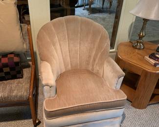 Pair of Clam Chairs