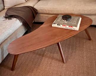 23" x 48" mid-century modern coffee table $275