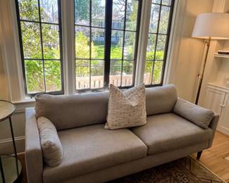 designer sofa 80x34 $550