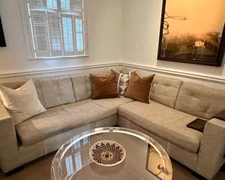 designer sectional 108"x98"x39" yours for $450
